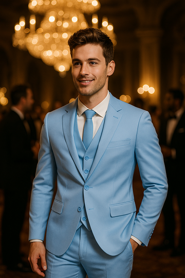 Costume slim décontracté (ACHETEZ LE BLAZER ET RECEVEZ UN PANTALON + UN GILET GRATUITS)