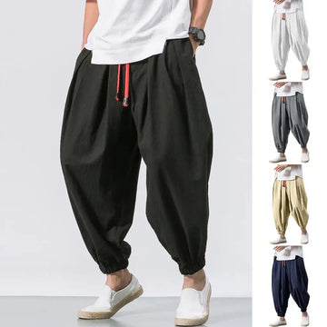 SANWOOD Men's Harem Pants