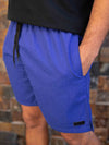 Short Masculino Linho Confort — Bolso Faca Discreto e Elástico na Cintura