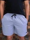 Short Masculino Linho Confort — Bolso Faca Discreto e Elástico na Cintura
