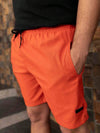 Short Masculino Linho Confort — Bolso Faca Discreto e Elástico na Cintura