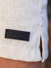 Short Masculino Linho Confort — Bolso Faca Discreto e Elástico na Cintura