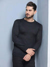 Blusa Suéter de Tricô Lã Masculino — Gola Redonda e Manga Longa