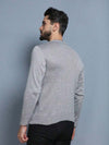 Blusa Suéter de Tricô Lã Masculino — Gola Redonda e Manga Longa
