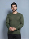 Blusa Suéter de Tricô Lã Masculino — Gola Redonda e Manga Longa