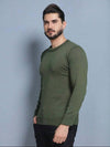 Blusa Suéter de Tricô Lã Masculino — Gola Redonda e Manga Longa