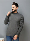 Blusa Suéter de Tricô Lã Masculino — Gola Redonda e Manga Longa