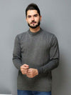 Blusa Suéter de Tricô Lã Masculino — Gola Redonda e Manga Longa
