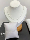 Kit Colar + Pulseira de Bola Tiffany — Banhado a Ouro 18K e Prata 925