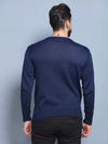 Blusa Suéter de Tricô Lã Masculino — Gola Redonda e Manga Longa