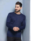 Blusa Suéter de Tricô Lã Masculino — Gola Redonda e Manga Longa