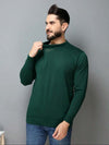 Blusa Suéter de Tricô Lã Masculino — Gola Redonda e Manga Longa