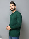 Blusa Suéter de Tricô Lã Masculino — Gola Redonda e Manga Longa