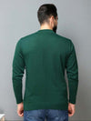 Blusa Suéter de Tricô Lã Masculino — Gola Redonda e Manga Longa
