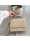 Bolsa Feminina Quadrada Minimalista de Mão e Transversal — Mini Básica com Envio Imediato