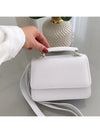 Bolsa Feminina Quadrada Minimalista de Mão e Transversal — Mini Básica com Envio Imediato