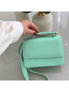 Bolsa Feminina Quadrada Minimalista de Mão e Transversal — Mini Básica com Envio Imediato