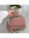 Bolsa Feminina Quadrada Minimalista de Mão e Transversal — Mini Básica com Envio Imediato