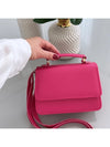Bolsa Feminina Quadrada Minimalista de Mão e Transversal — Mini Básica com Envio Imediato