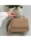 Bolsa Feminina Quadrada Minimalista de Mão e Transversal — Mini Básica com Envio Imediato