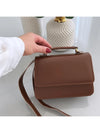 Bolsa Feminina Quadrada Minimalista de Mão e Transversal — Mini Básica com Envio Imediato
