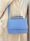 Bolsa Feminina Quadrada Minimalista de Mão e Transversal — Mini Básica com Envio Imediato