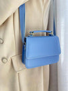 Bolsa Feminina Quadrada Minimalista de Mão e Transversal — Mini Básica com Envio Imediato