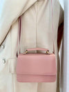 Bolsa Feminina Quadrada Minimalista de Mão e Transversal — Mini Básica com Envio Imediato