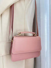 Bolsa Feminina Quadrada Minimalista de Mão e Transversal — Mini Básica com Envio Imediato