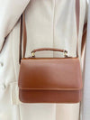 Bolsa Feminina Quadrada Minimalista de Mão e Transversal — Mini Básica com Envio Imediato