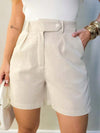 Short de Linho Darlene — Elegância, Conforto e Versatilidade