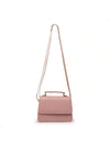 Bolsa Feminina Quadrada Minimalista de Mão e Transversal — Mini Básica com Envio Imediato