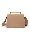 Bolsa Feminina Quadrada Minimalista de Mão e Transversal — Mini Básica com Envio Imediato