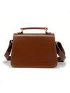 Bolsa Feminina Quadrada Minimalista de Mão e Transversal — Mini Básica com Envio Imediato