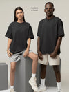 Camiseta Oversized Gola Alta – Streetwear Casual Urbano