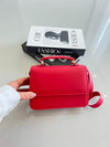 Bolsa Feminina Quadrada Minimalista de Mão e Transversal — Mini Básica com Envio Imediato