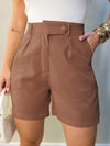 Short de Linho Darlene — Elegância, Conforto e Versatilidade