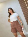 Short de Linho Darlene — Elegância, Conforto e Versatilidade