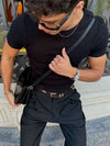 Camiseta Masculina Slim Casual – Versatilidade e Estilo no Dia a Dia