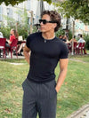 Camiseta Masculina Slim Casual – Versatilidade e Estilo no Dia a Dia