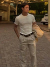Camiseta Masculina Slim Casual – Versatilidade e Estilo no Dia a Dia