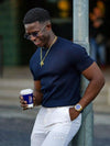 Camiseta Masculina Slim Casual – Versatilidade e Estilo no Dia a Dia