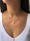 Colar Ponto de Luz — Folheado a Ouro 18K e Prata 925 Brilho Delicado e Sofisticado