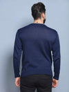 Blusa Suéter de Tricô Lã Masculino — Gola Redonda e Manga Longa