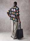 SUMWON Camisa de Crochê Granny Square — Estilo Retrô & Toque Hippie