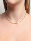Choker Colar com Detalhe de Coração — Banhado a Prata 925 ou Ouro 18K