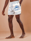 SUMWON Shorts de Praia — Estilo Oceano & Conforto para o Verão
