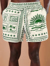 SUMWON Shorts de Praia — Estilo Oceano & Conforto para o Verão
