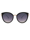 Óculos de Sol Feminino Estilo Gatinho — Cat Eye com Strass e Proteção UV