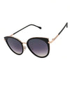 Óculos de Sol Feminino Estilo Gatinho — Cat Eye com Strass e Proteção UV